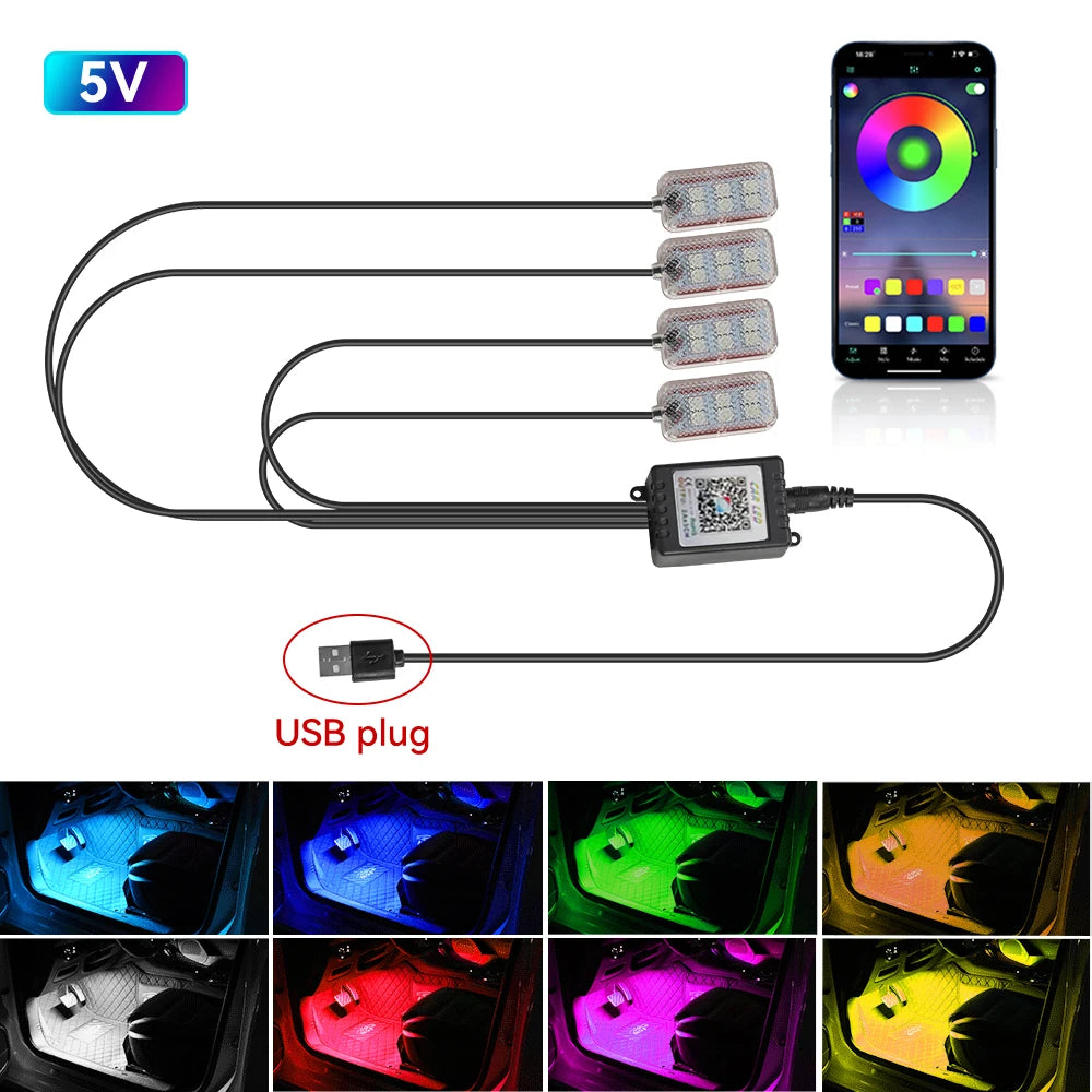 Car RGB ambient lighting