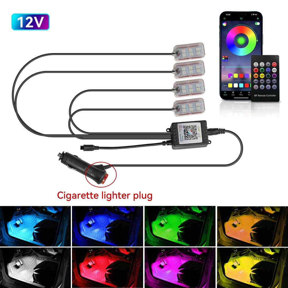 Car RGB ambient lighting