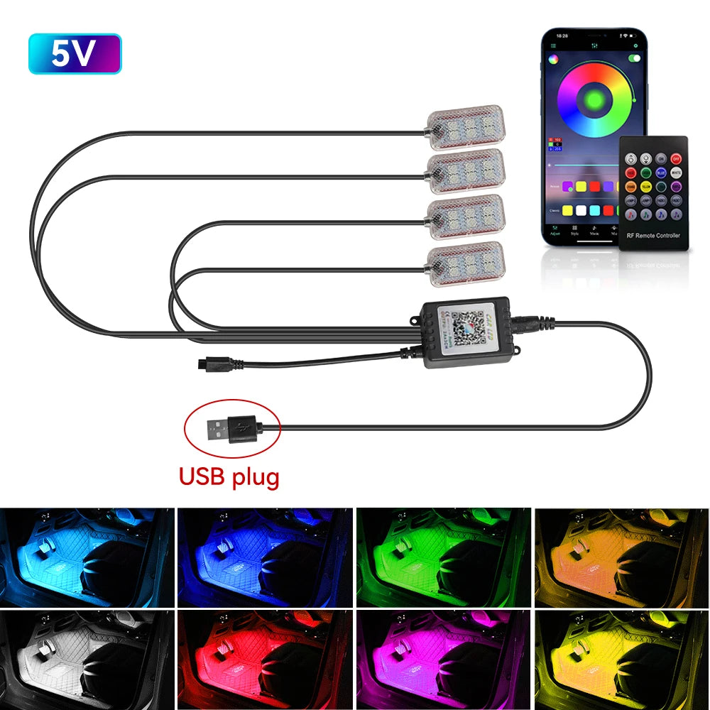 Car RGB ambient lighting