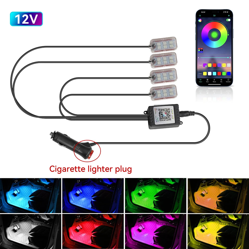 Car RGB ambient lighting