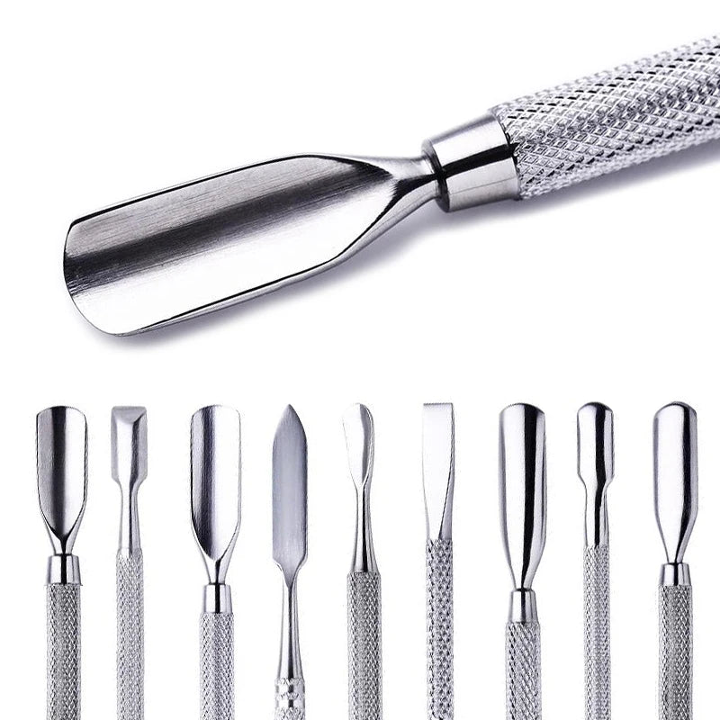 Double-ended Stainless Steel Cuticle Pusher
