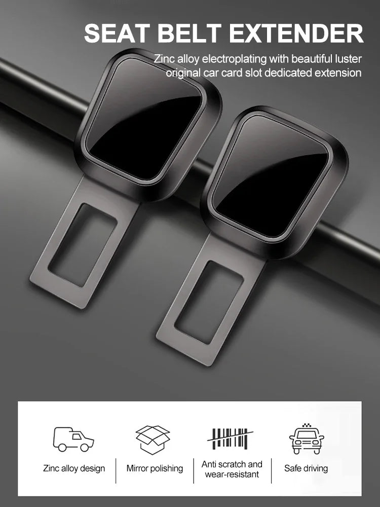 2PCS Car Seat Belt Extender Safety Buckle accesories