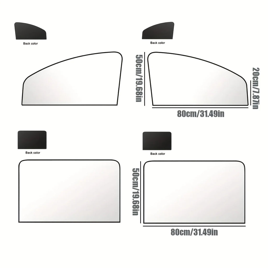 Blackout Windshield Sunshades Car magnetic