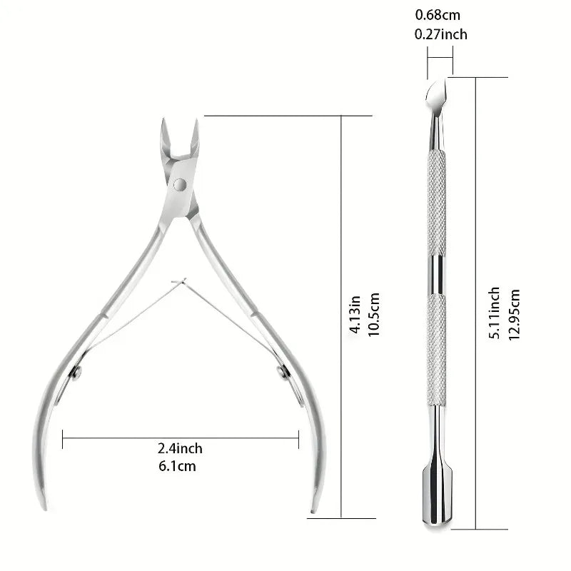 Stainless Steel Nail Nippers Manicure Scissors