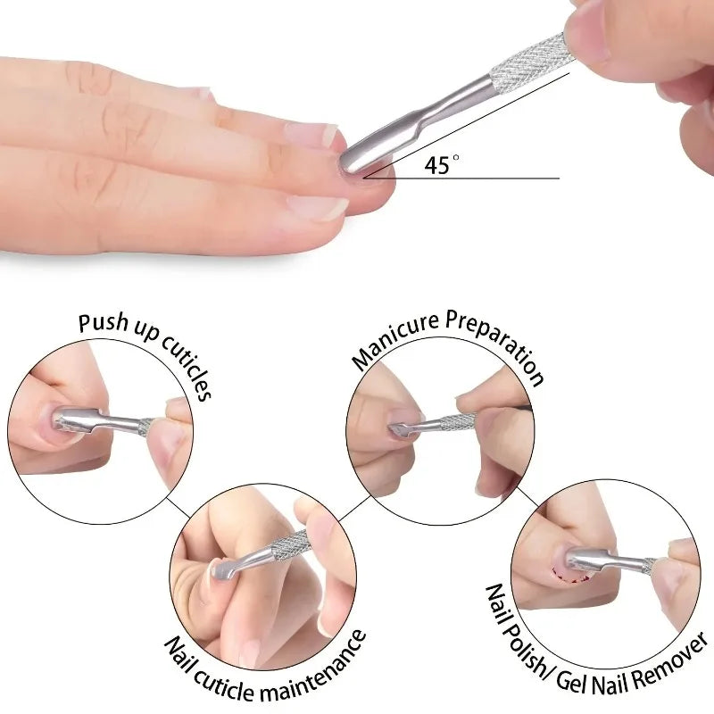 Stainless Steel Nail Nippers Manicure Scissors