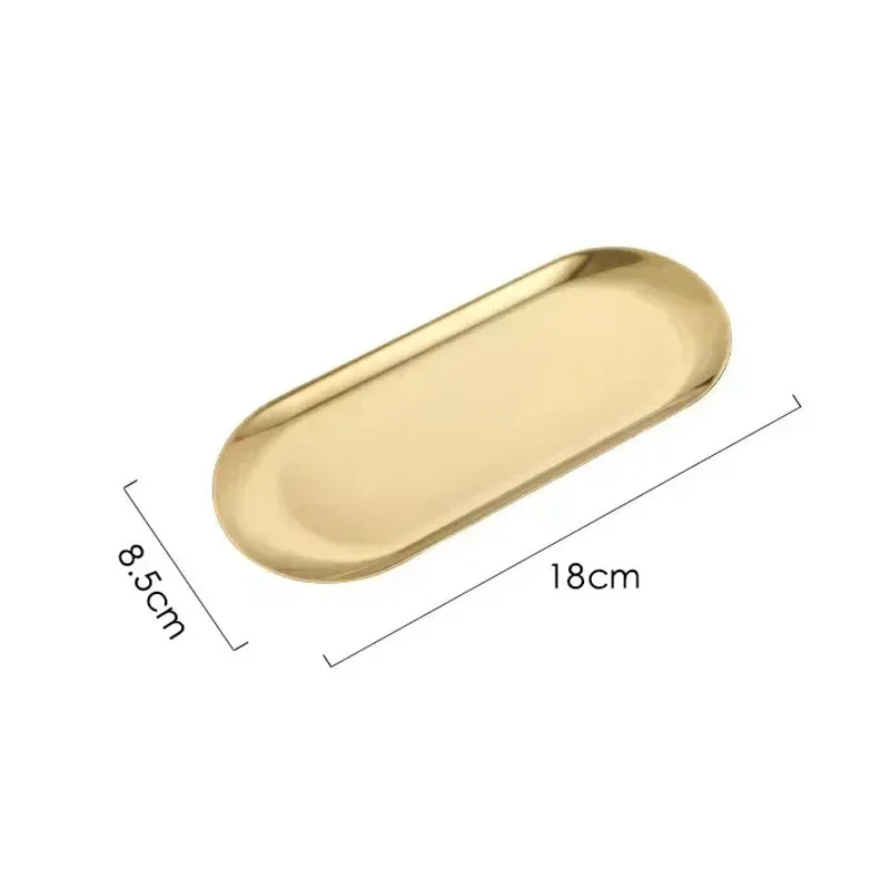 Cosmetic Storage Tray Nail Art Equipment Plate