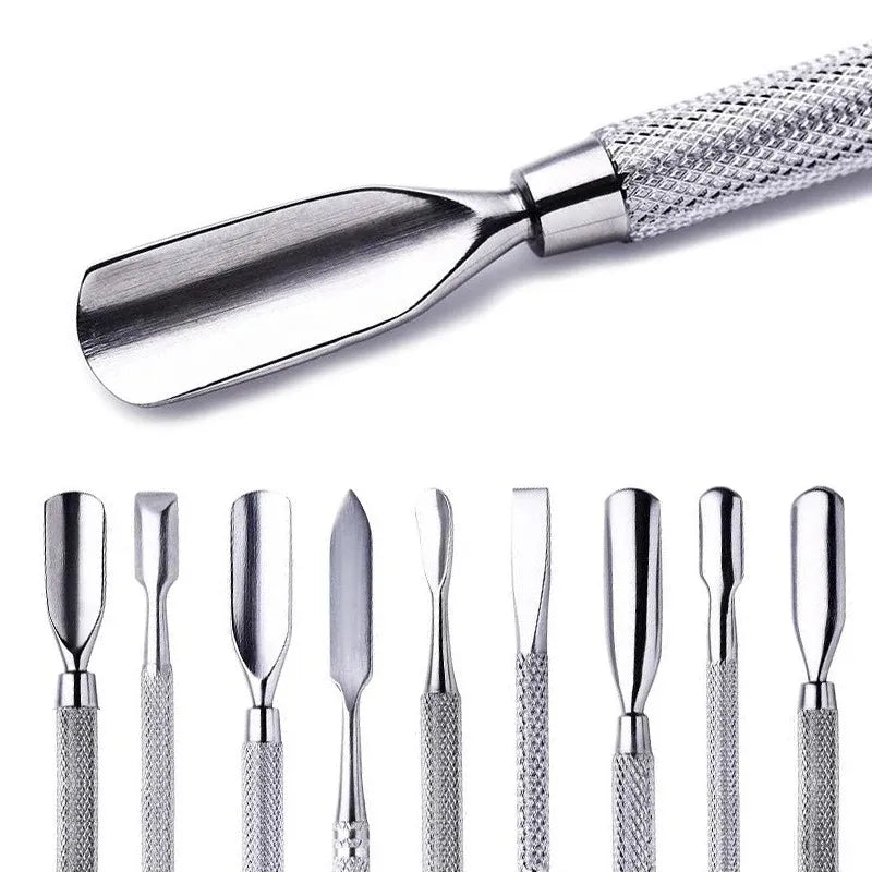 Double-ended Stainless Steel Cuticle Pusher