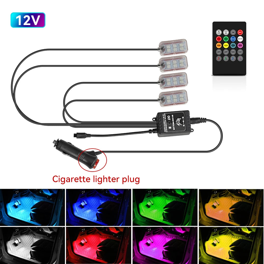 Car RGB ambient lighting
