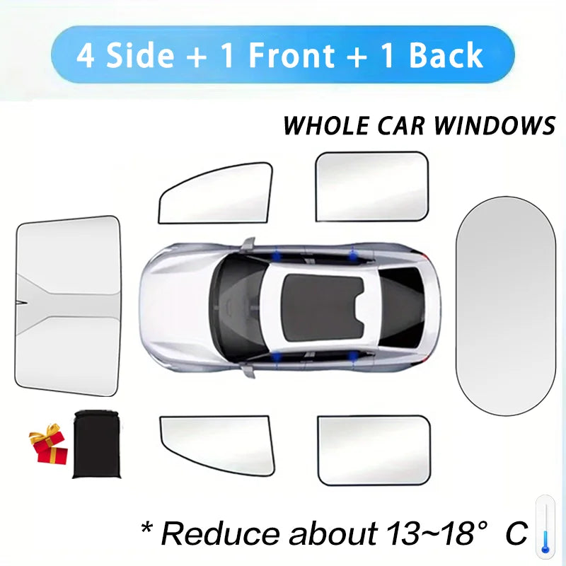 Blackout Windshield Sunshades Car magnetic