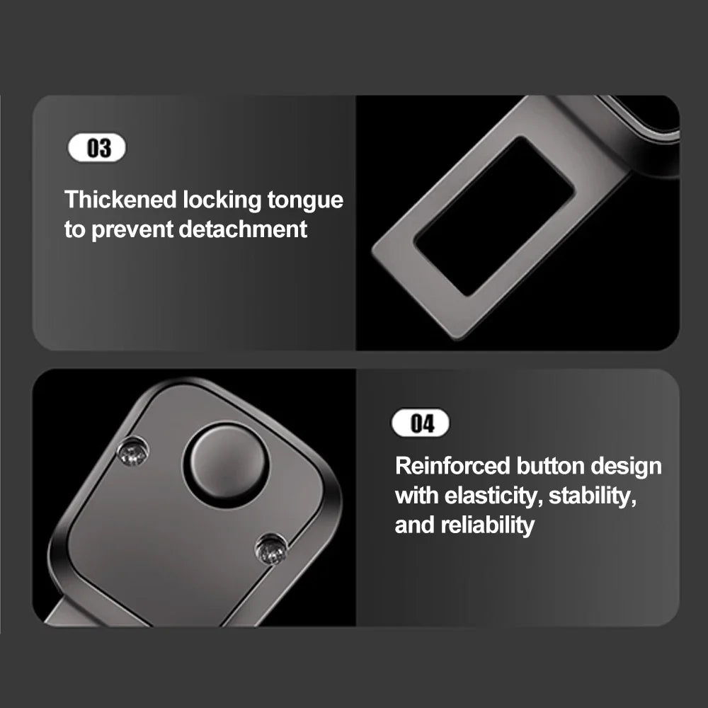 2PCS Car Seat Belt Extender Safety Buckle accesories