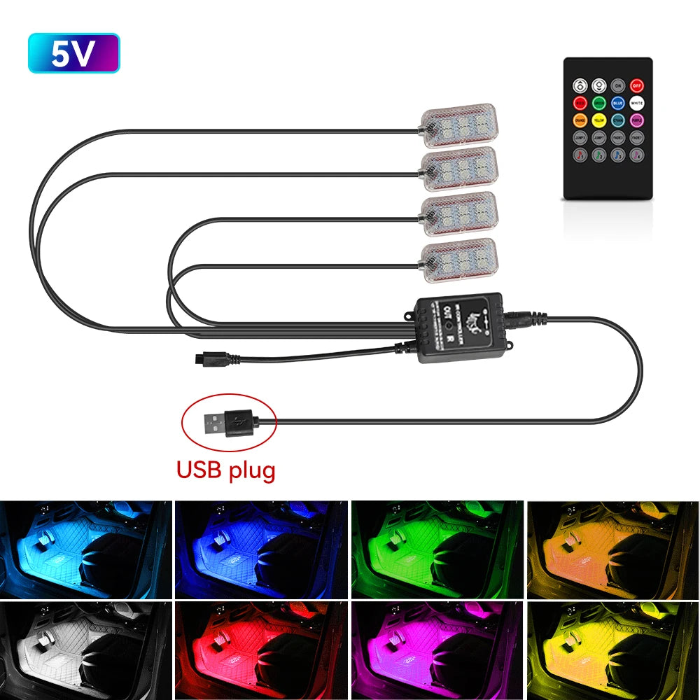 Car RGB ambient lighting